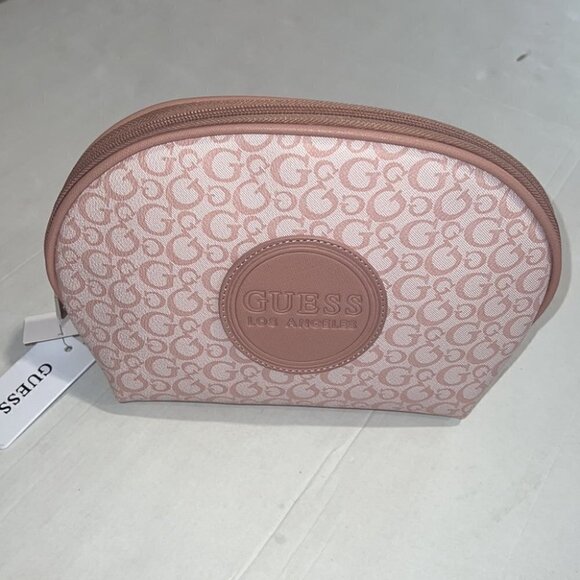 𝅺GUESS blush fulton travel cosmetic pouch - Picture 2 of 11